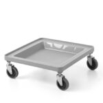 Onderstel voor universele rekken van 500×500 mm, AmerBox, Lichtgrijs, 500x500x(H)180mm - Afbeelding 3