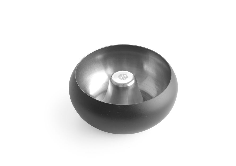 Terrasasbak zwart, HENDI, ⌀105x(H)58mm