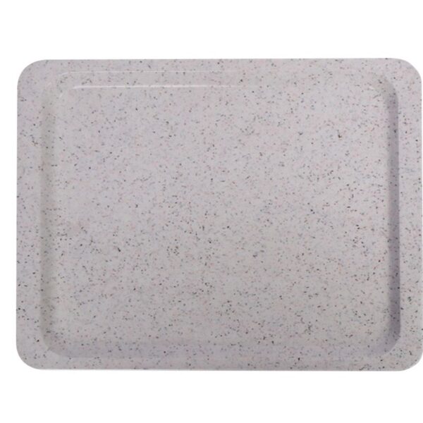 Polyester tray for self-service restaurants
