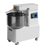 Spiral mixer with fixed head and bowl