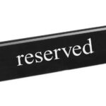 Table sign reserved