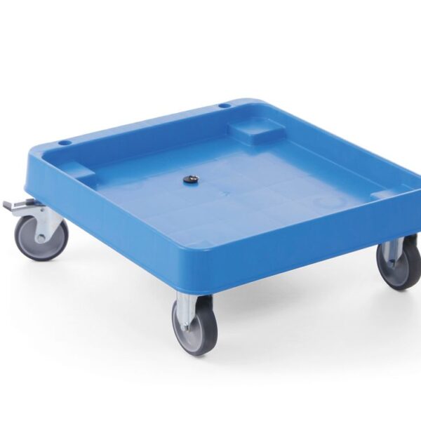 Trolley for dishwasher racks