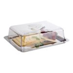 serveerplateau met afdekkap 25x19cm