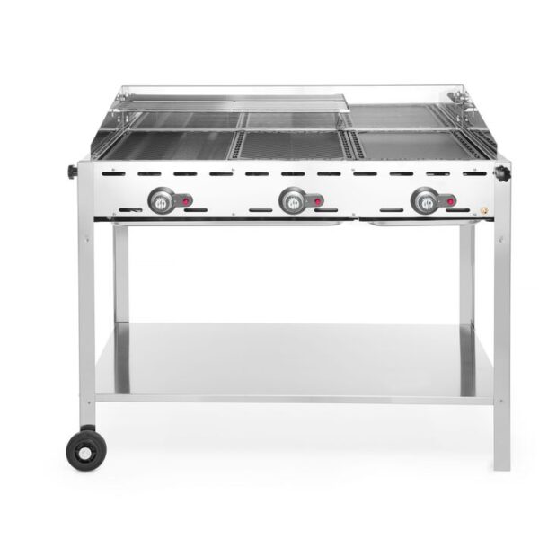 Green Fire with 3 burners