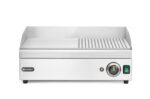Griddle half ribbed