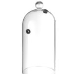 Glass dome with vent