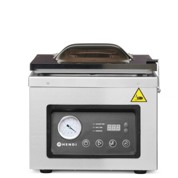 Vacuum chamber packaging machine