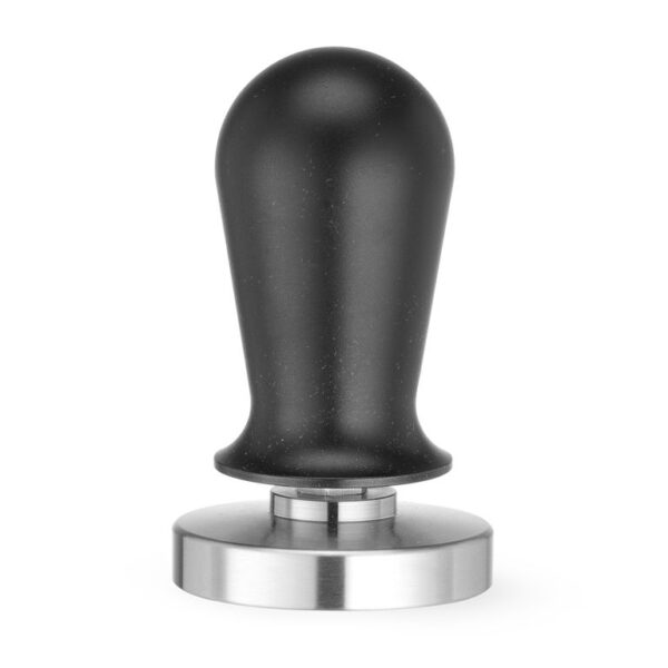 Coffee tamper with spring
