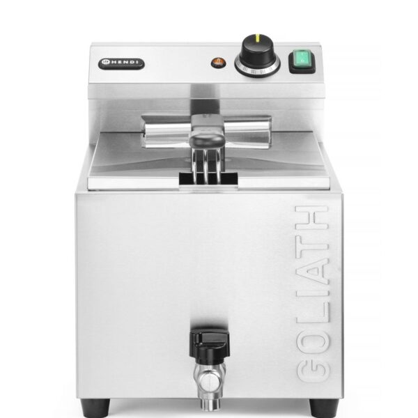 Deep fryer XL with drain tap HENDI GOLIATH
