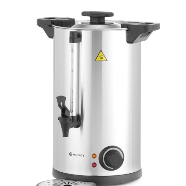 Hot drinks boiler double-walled