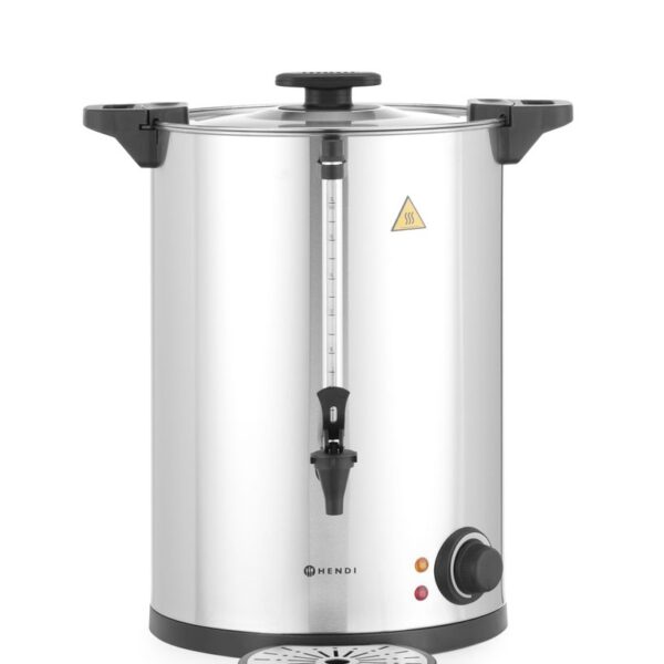 Hot drinks boiler double-walled