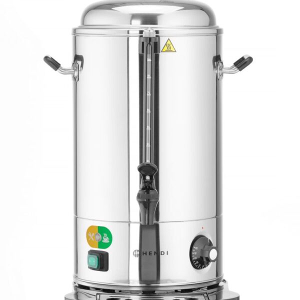 Hot drinks boiler double-walled