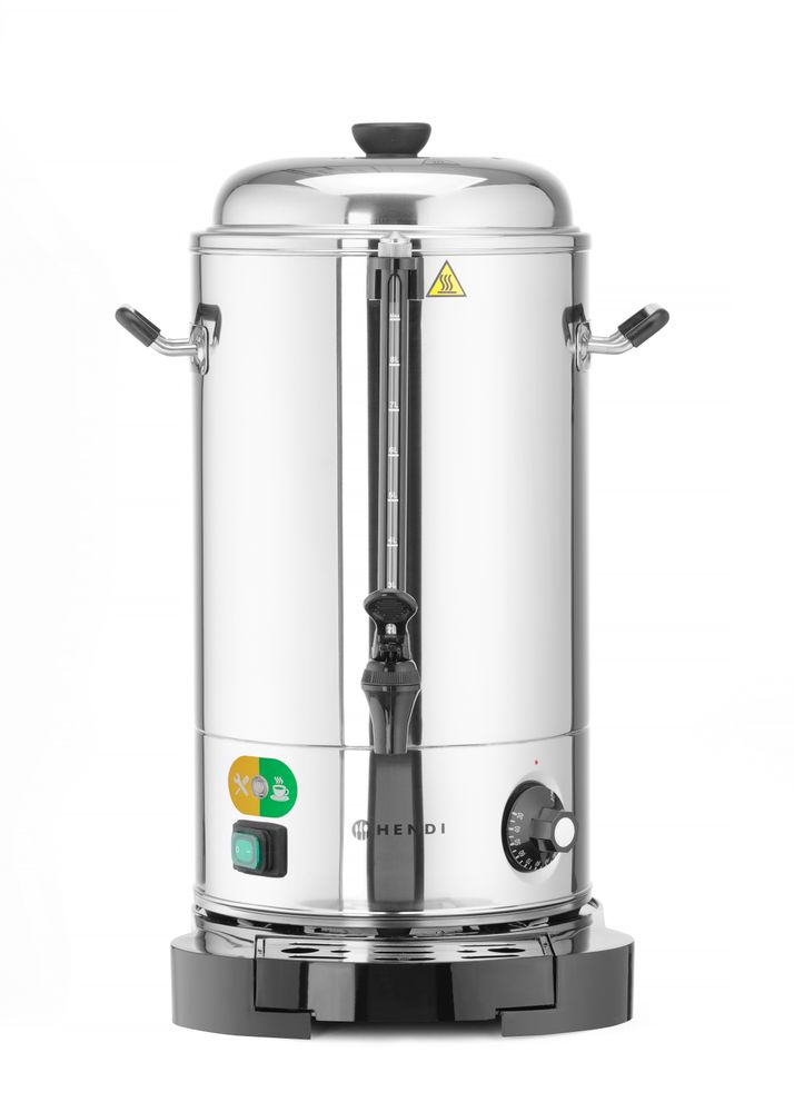 Hot drinks boiler double-walled