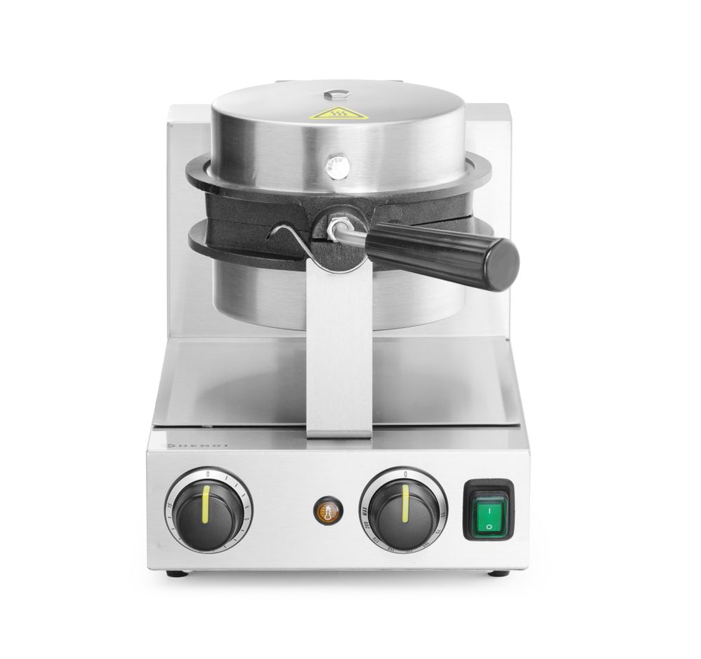 Rotating bubble waffle maker