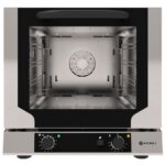 Convection oven compact with humidification