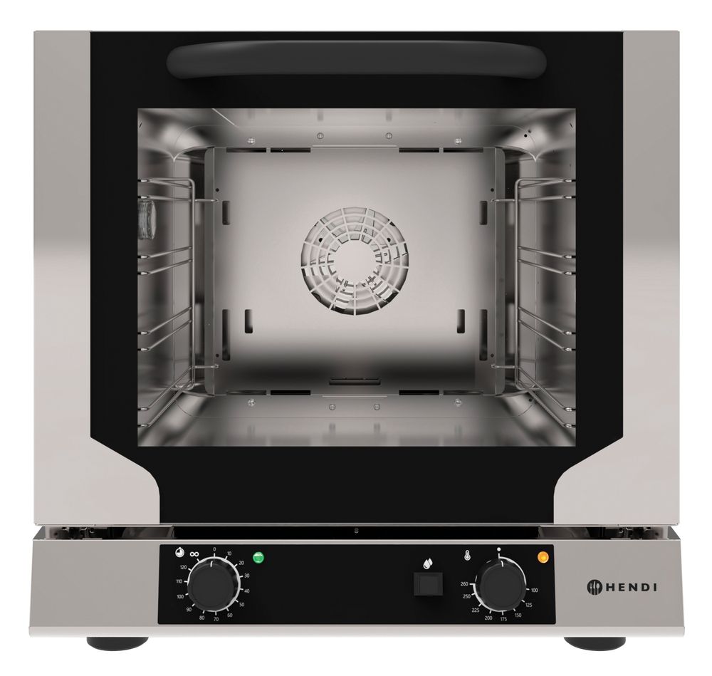 Convection oven compact with humidification