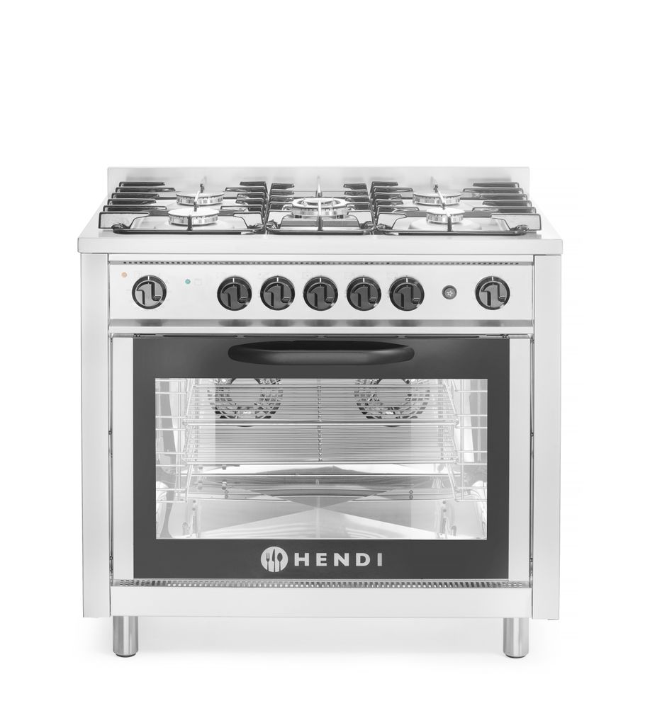 Gas cooker - 5 burners with electric oven