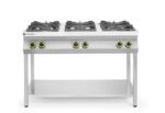 Gas cooker 6-burner open stand