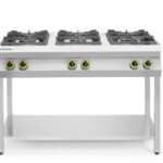 Gas cooker 6-burner open stand