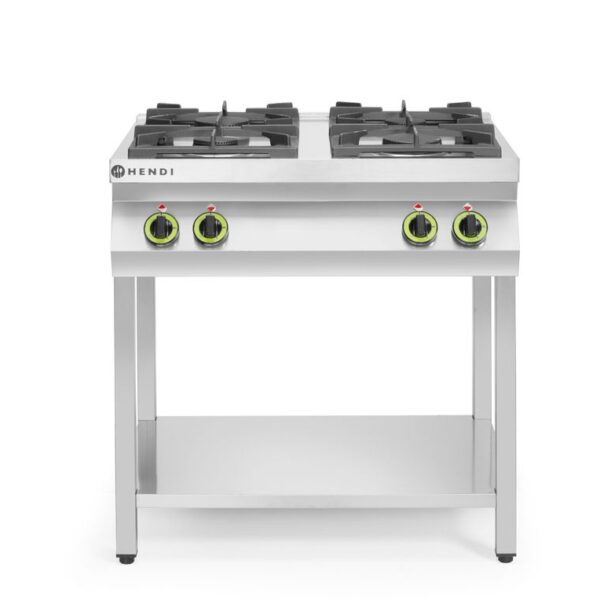 Gas cooker Kitchen Line 4-burner open stand