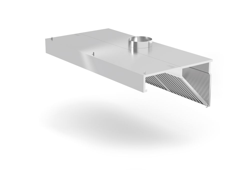 Wall-mounted extractor hood