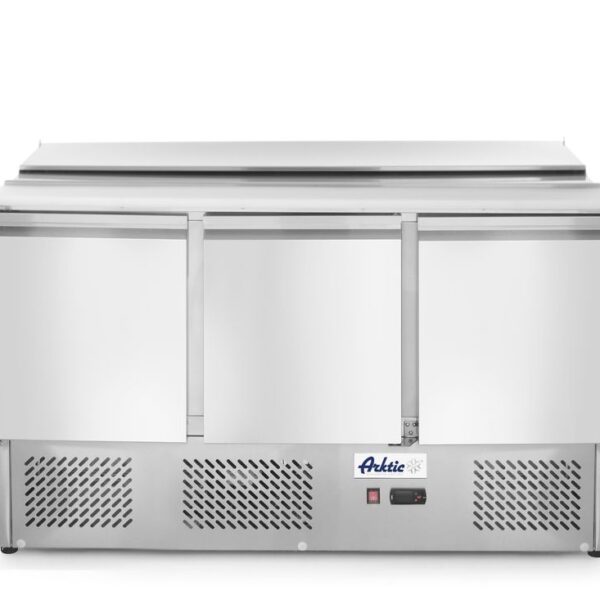 Three door salad counter 380L