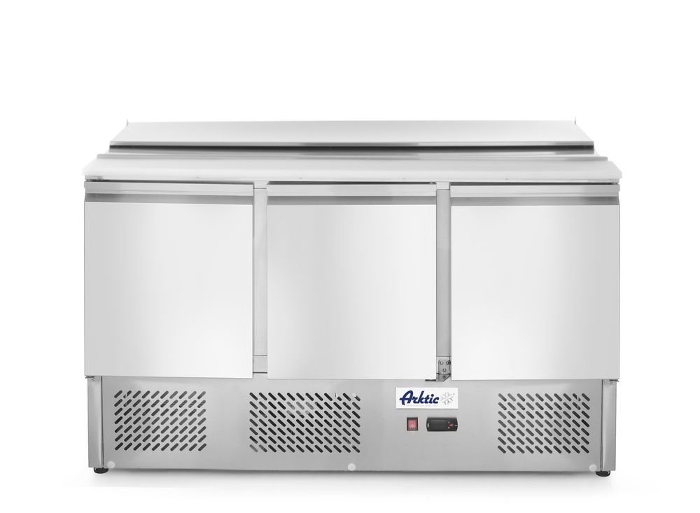 Three door salad counter 380L