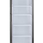 Back bar refrigerator with a backlit panel