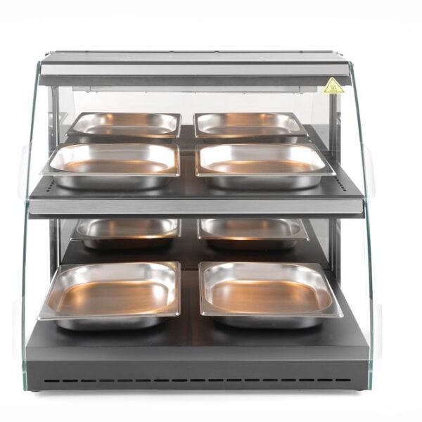 Quartz heated countertop display