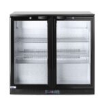 Back bar refrigerator double-door