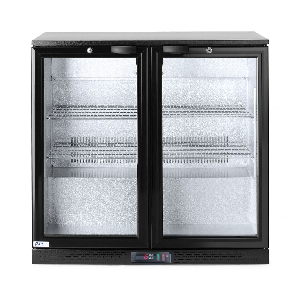 Back bar refrigerator double-door