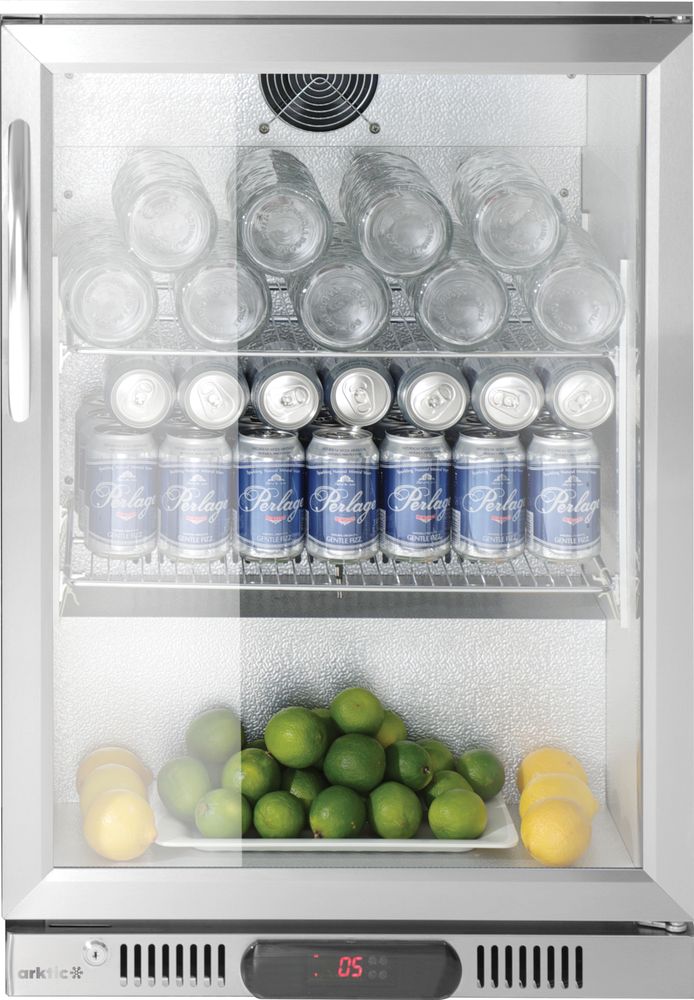Back bar refrigerator with 1 door