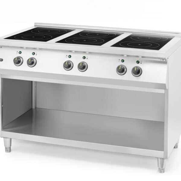 Induction stove with 6 hobs