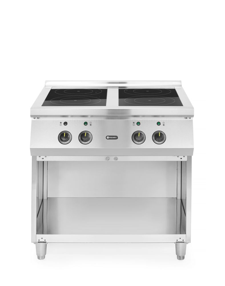 Induction stove with 4 hobs