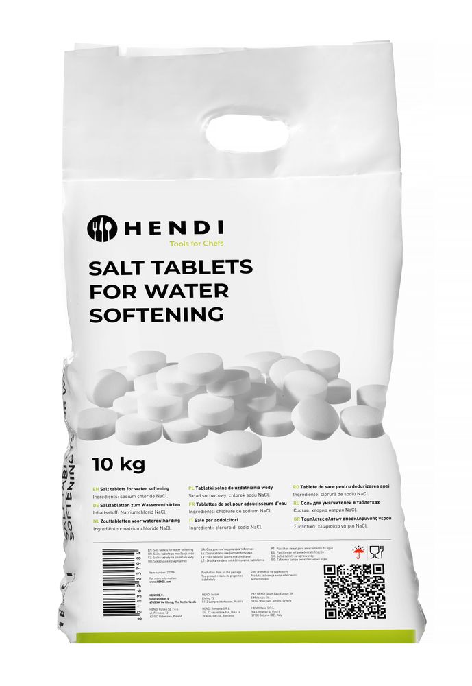 Salt tablets for water softening