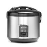 Rice cooker with steamer function
