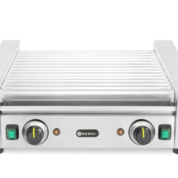 Sausage rolling grill - 2 zones