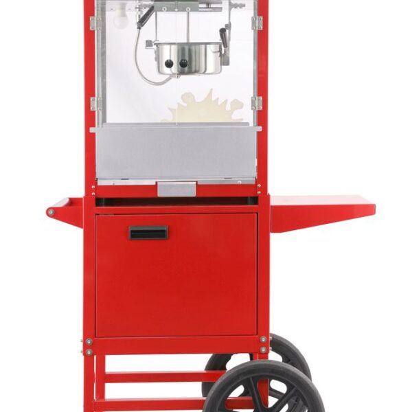 Popcorn machine with cart