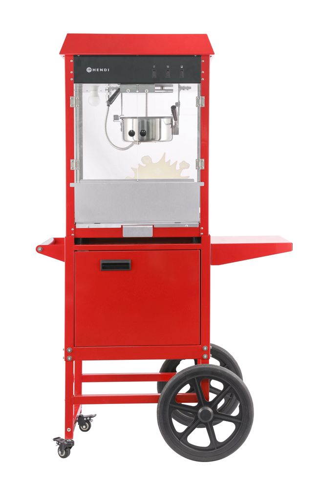 Popcorn machine with cart