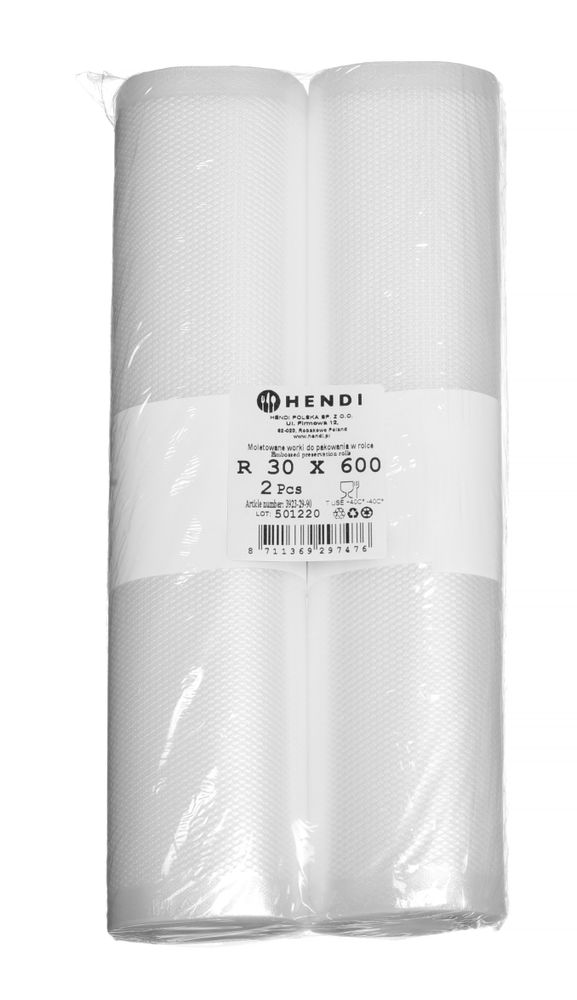 Embossed vacuum bag roll