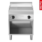 bakplaat |glad-geribbeld|