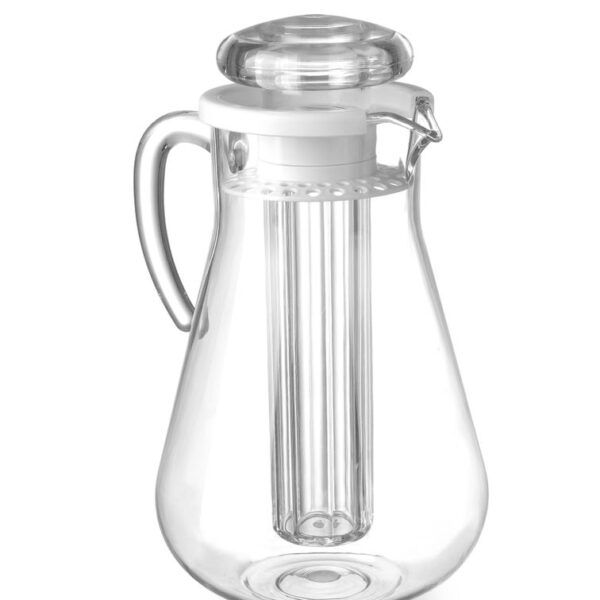 Pitcher with ice tube