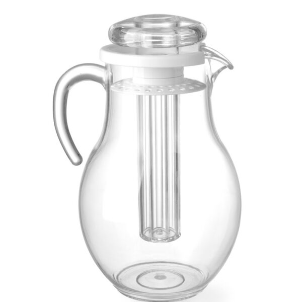 Pitcher with ice tube