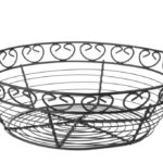 Wire basket deco round