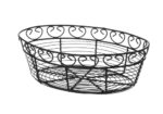 Wire basket deco oval