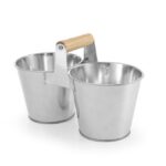 Double bucket with handle
