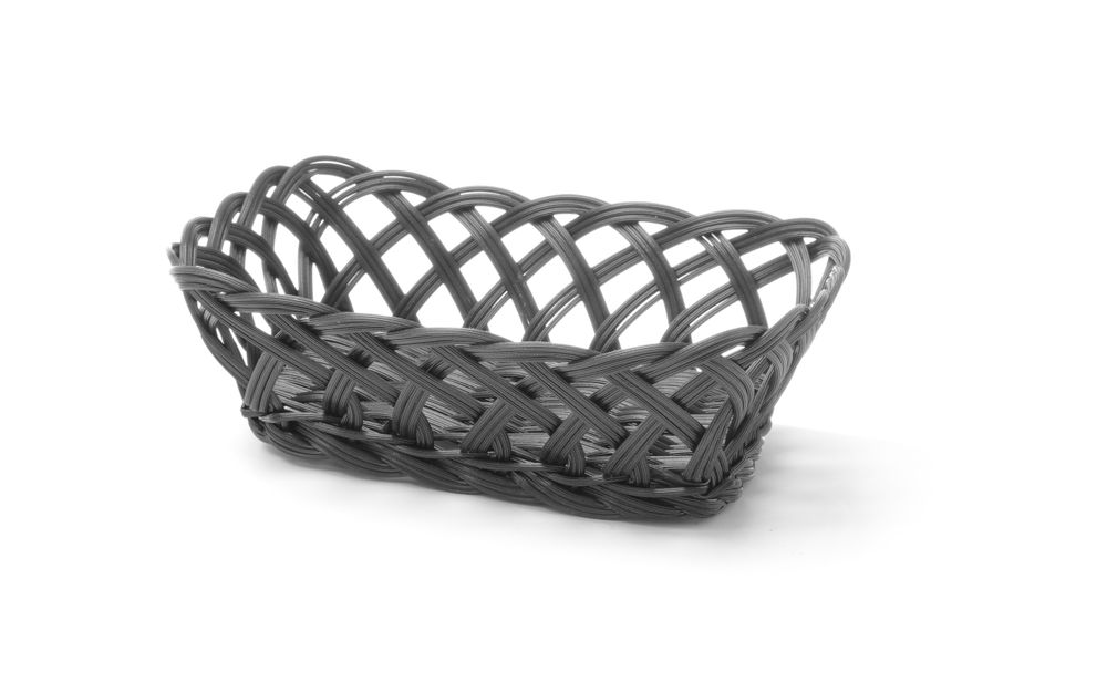Baskets with woven sides