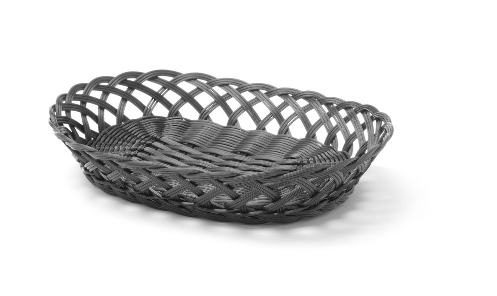 Baskets with woven sides