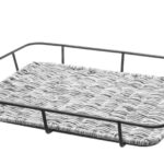 Bakery basket with stainless steel rim