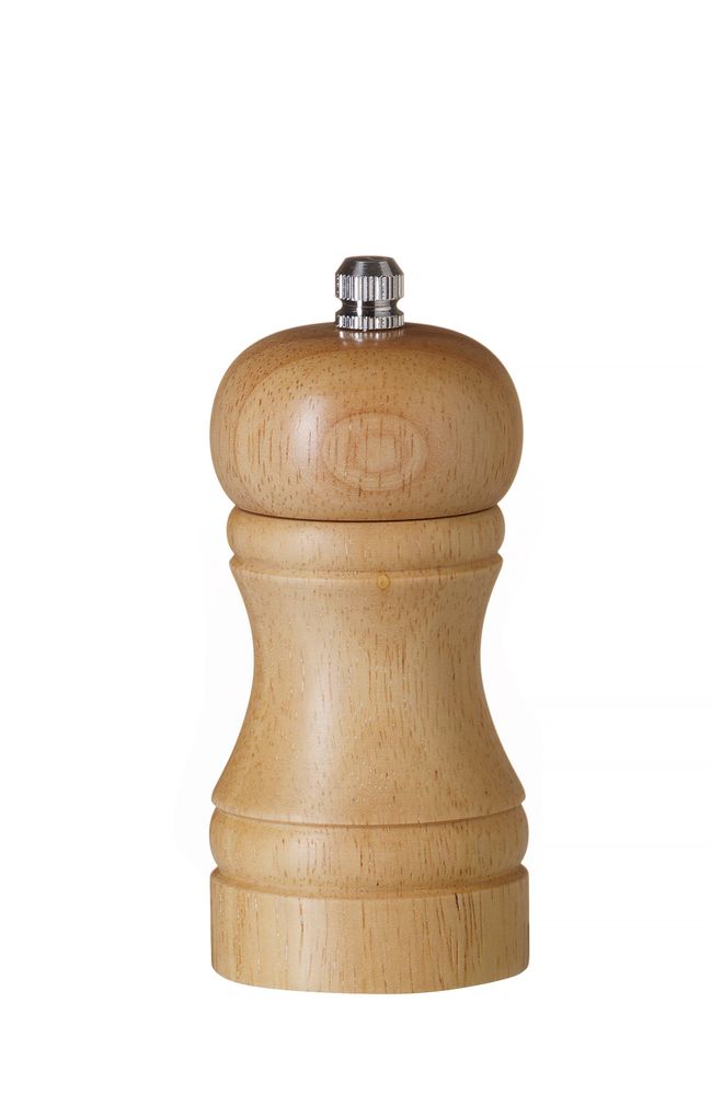 Wooden pepper mill